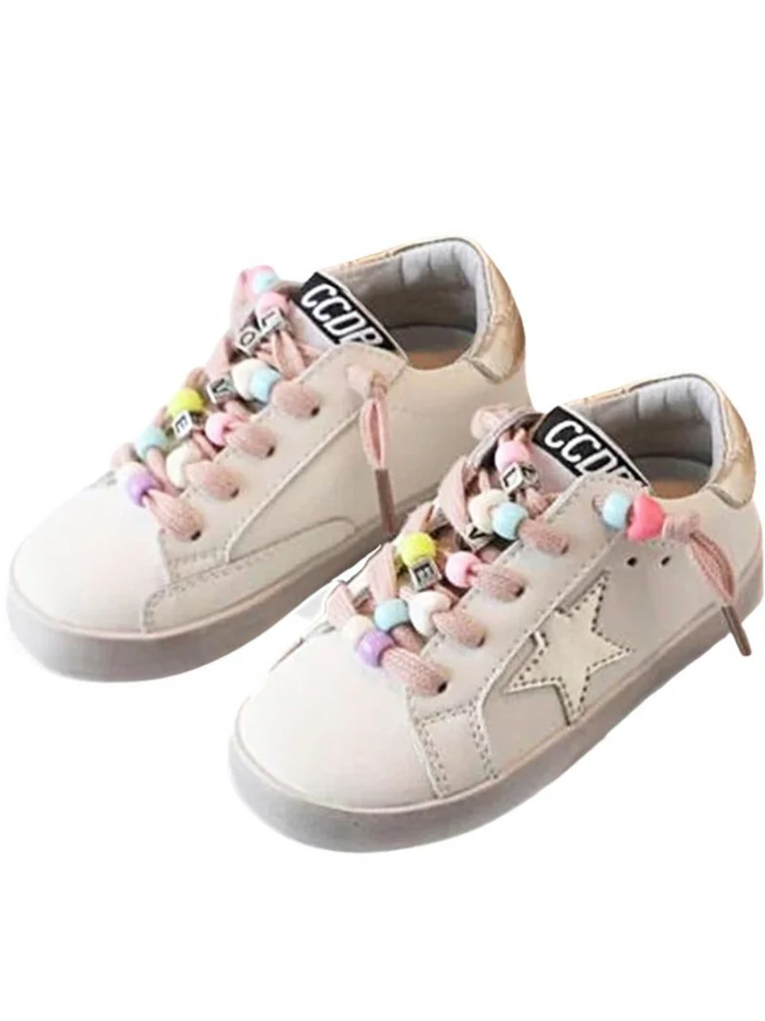 Beaded Love Star Sneakers by Liv and Mia Mia Belle Girls