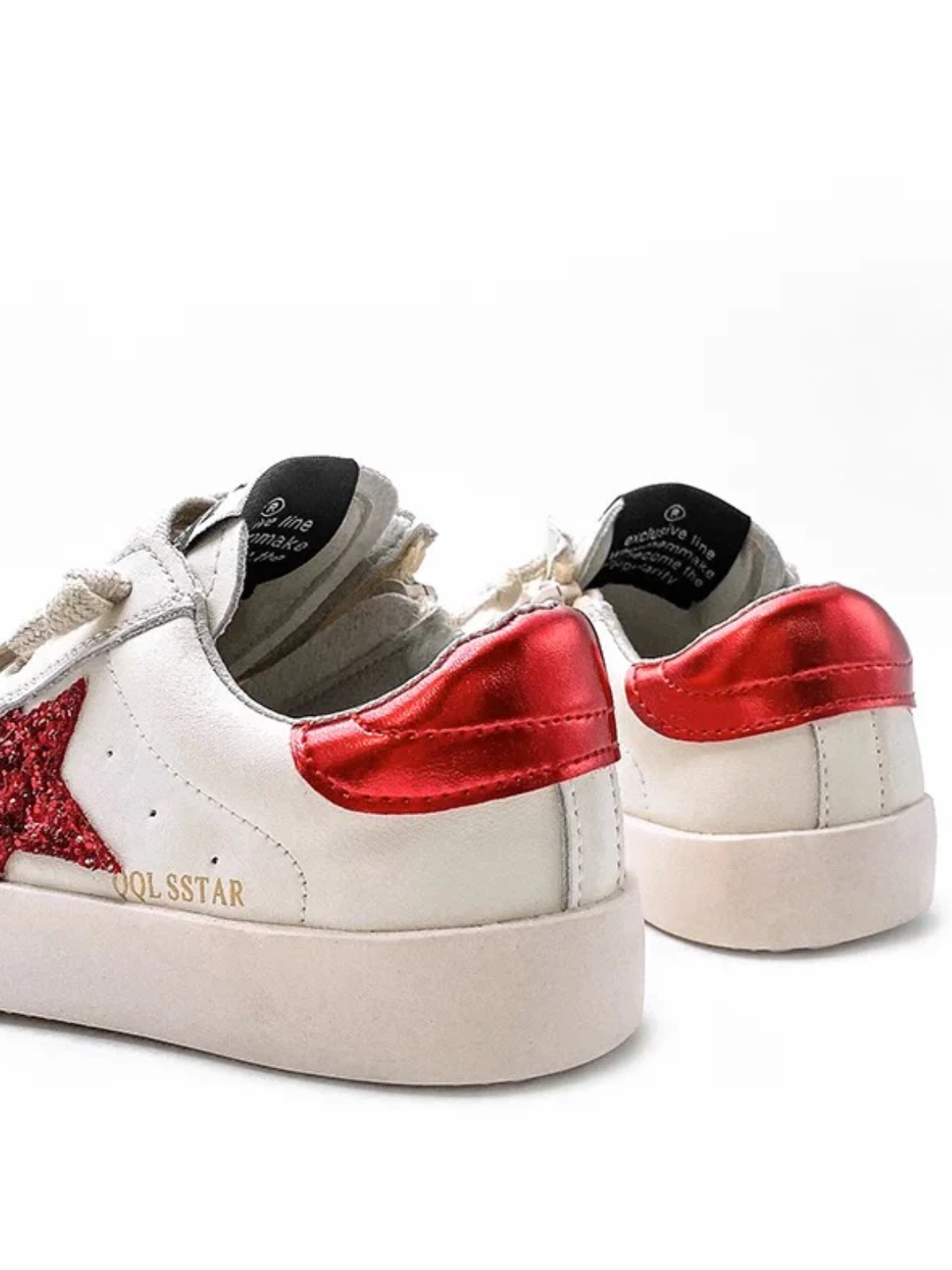 Twinkle Toes Red Star Sneakers By Liv and Mia Mia Belle Girls