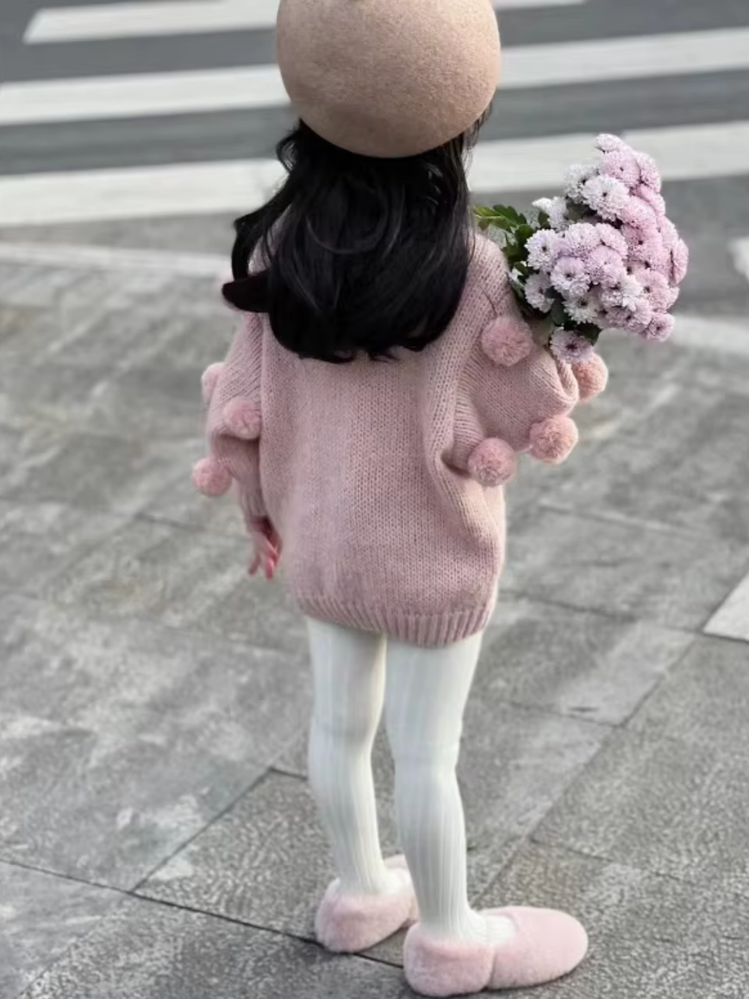 Snuggle In Style Oversized Knit Sweater Mia Belle Girls