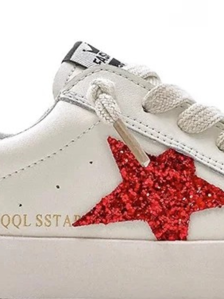 Twinkle Toes Red Star Sneakers By Liv and Mia Mia Belle Girls