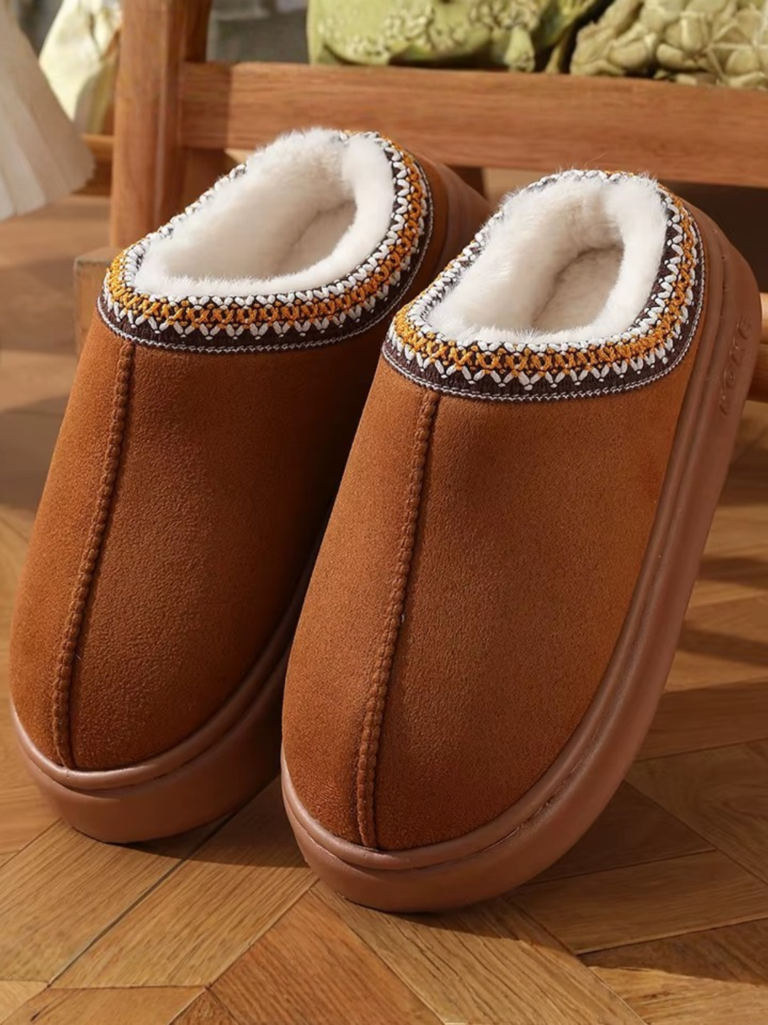 Cloud Soft Fleece-Lined Winter Slippers
