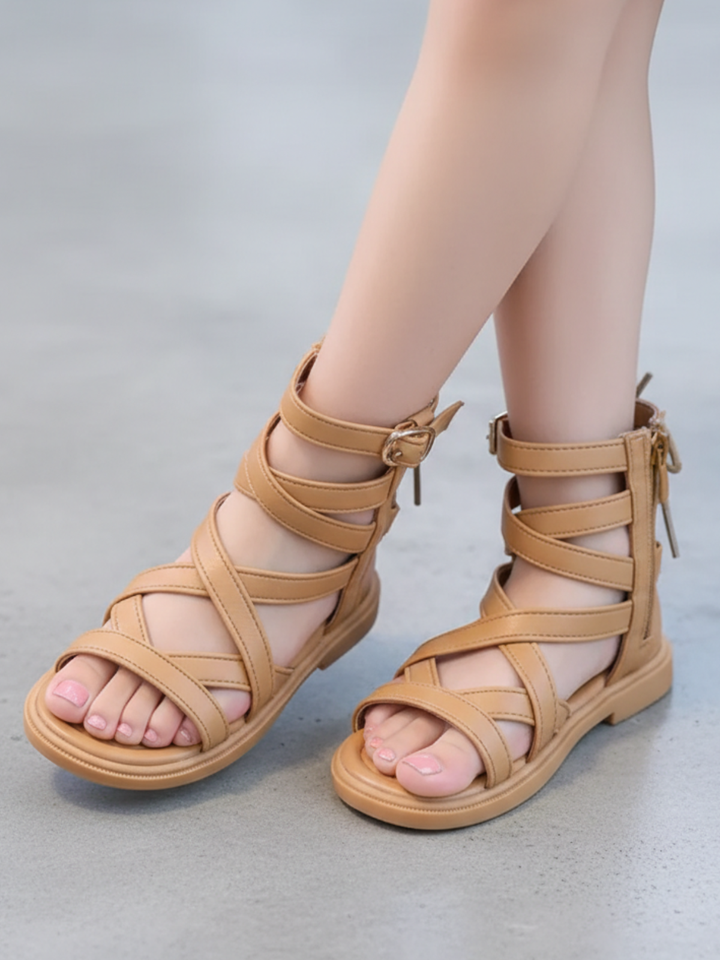 Fashion Moment Gladiator Sandals By Liv and Mia Mia Belle Girls