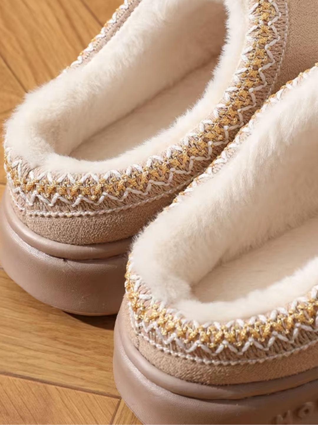 Cloud Soft Fleece-Lined Winter Slippers