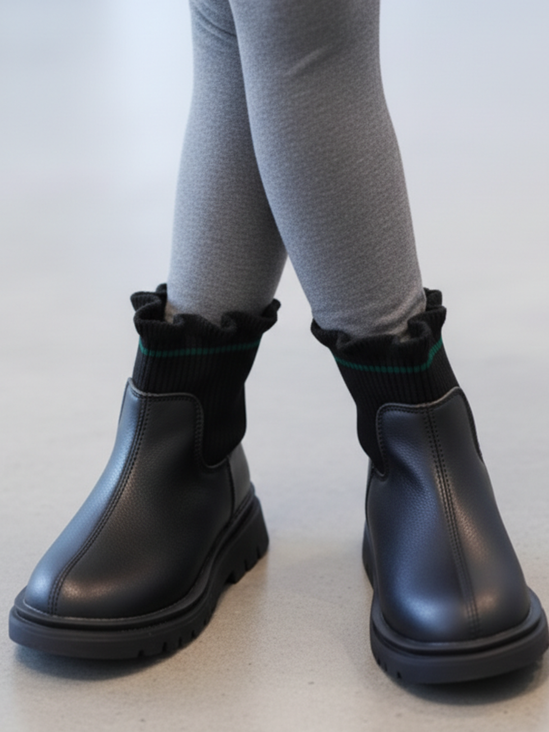 Cutesie Bootsie Ruffle Sock Boots by Liv and Mia