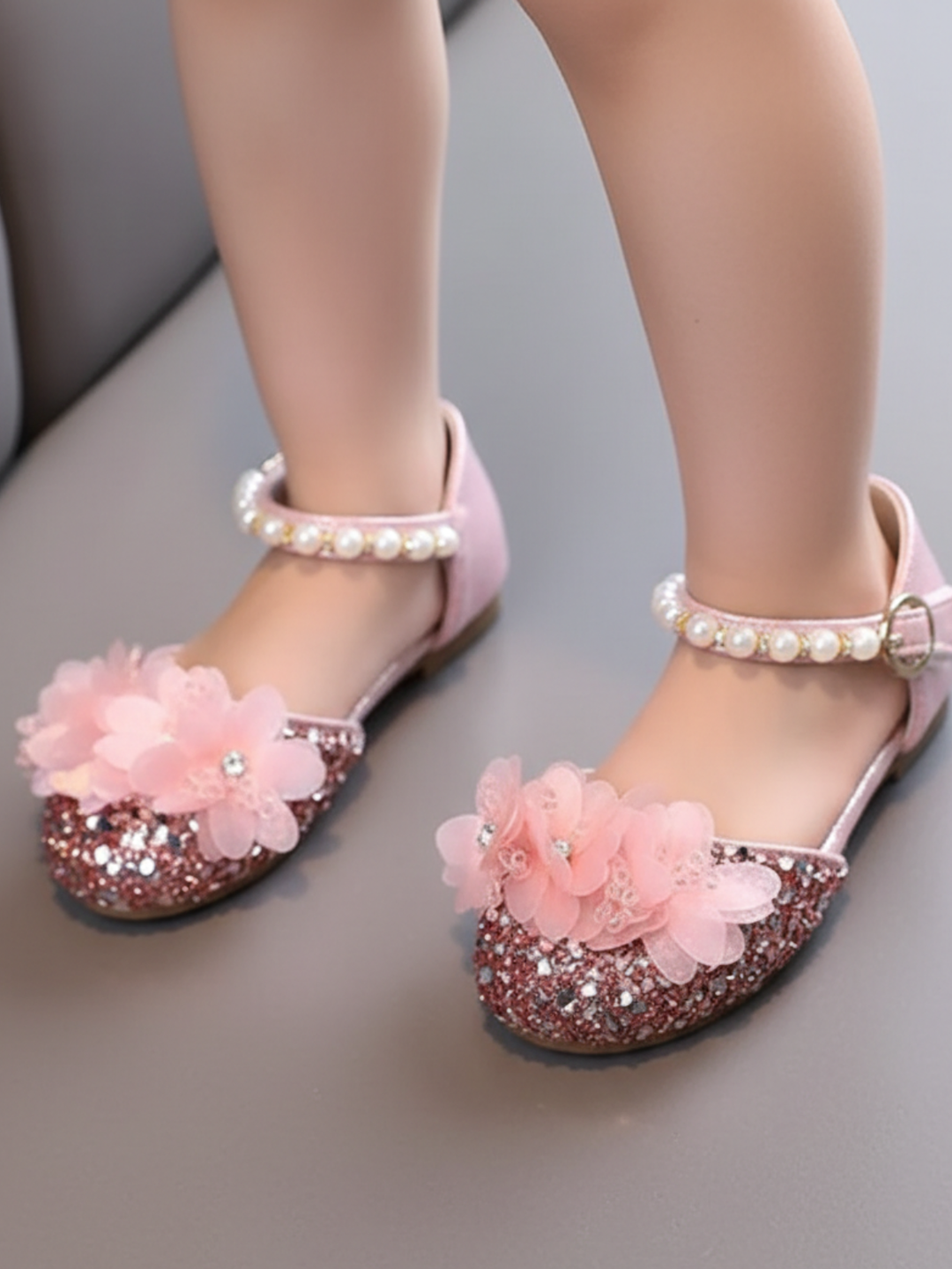 Bloom Shine Metallic Sandals