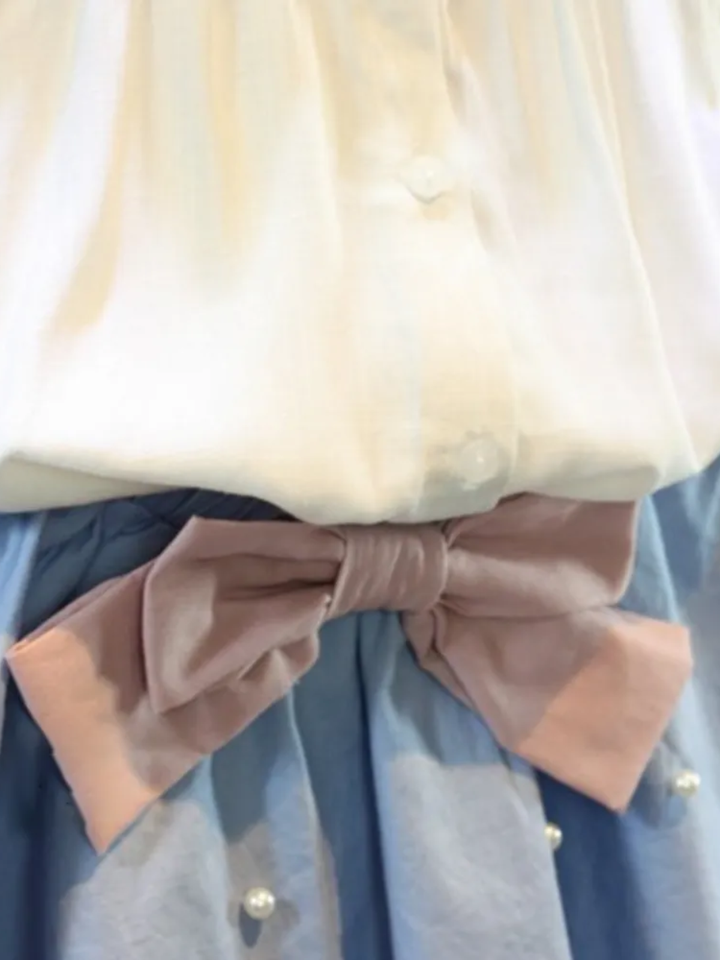 Brilliant Days Pearl Pleated Skirt Set Mia Belle Girls