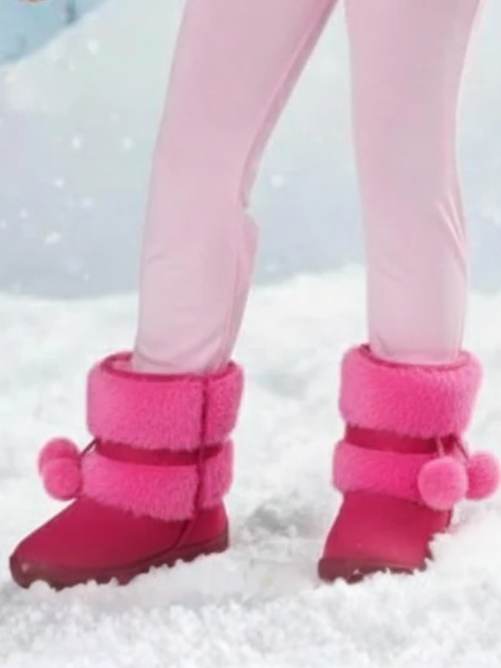 Cozy & Warm Faux Fur Snow Boots Mia Belle Girls