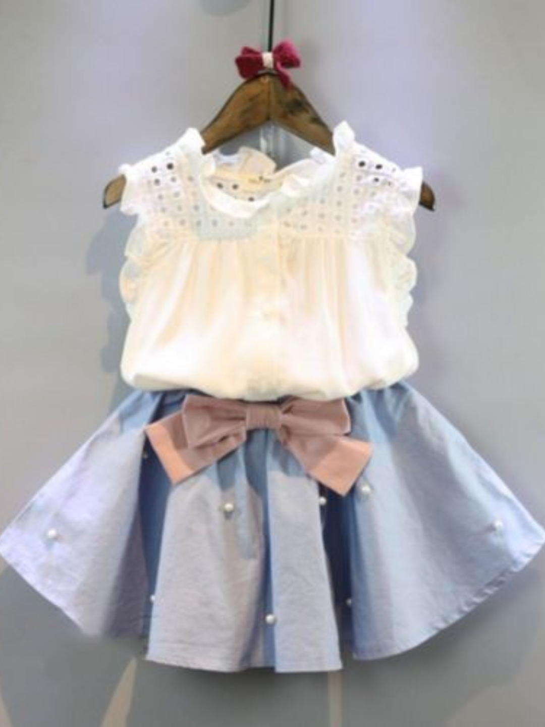 Brilliant Days Pearl Pleated Skirt Set Mia Belle Girls