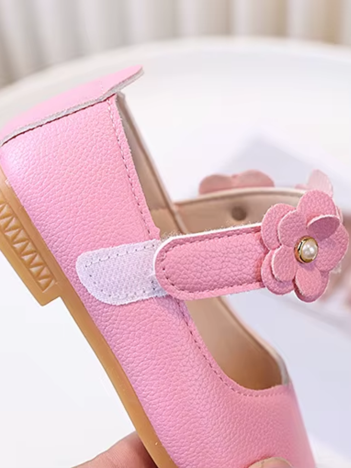 girls floral dress shoes colorful flats