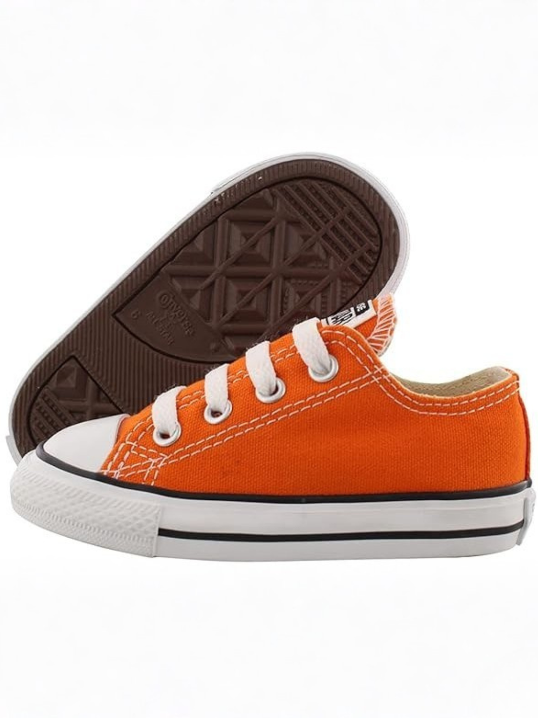Cool In Orange Low Top Sneakers By Liv and Mia Mia Belle Girls