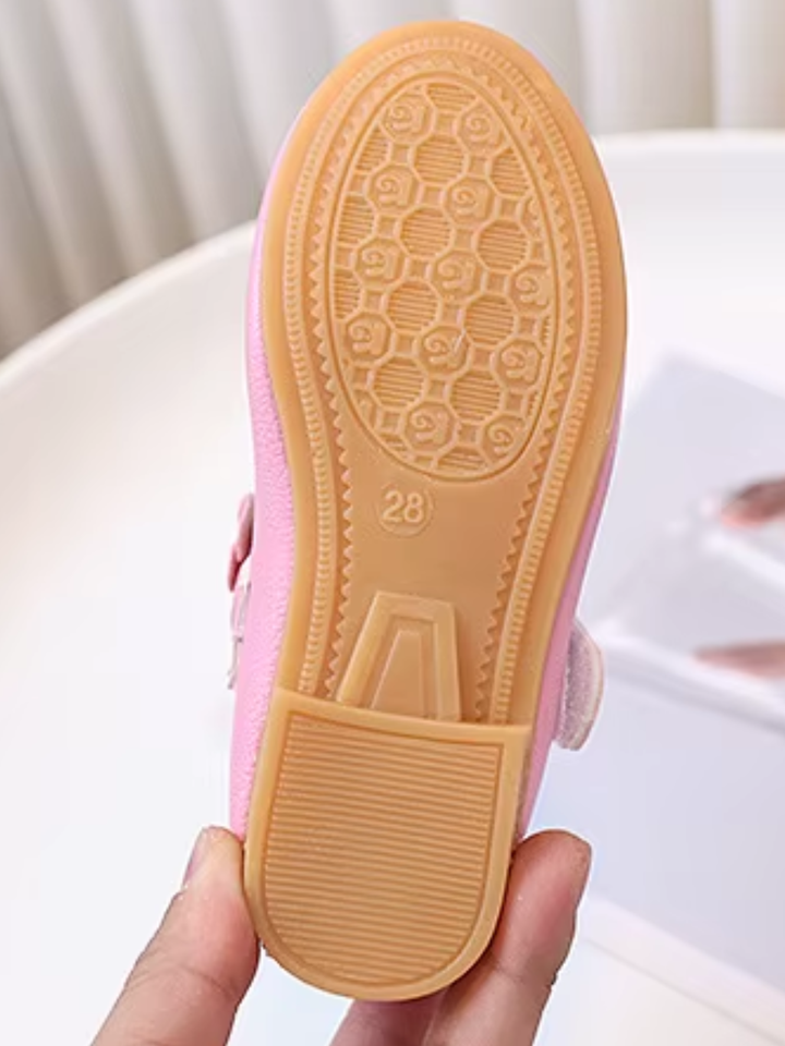 toddler girl casual dress shoes flower detail flats