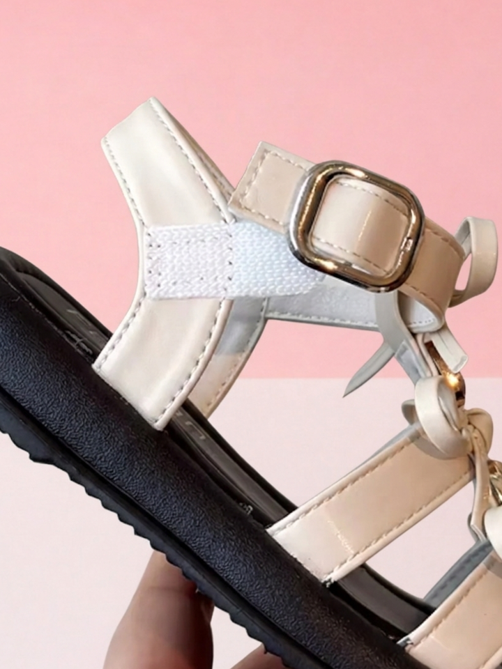 Glam Twist Bow Strappy Gladiator Dress Sandal Mia Belle Girls