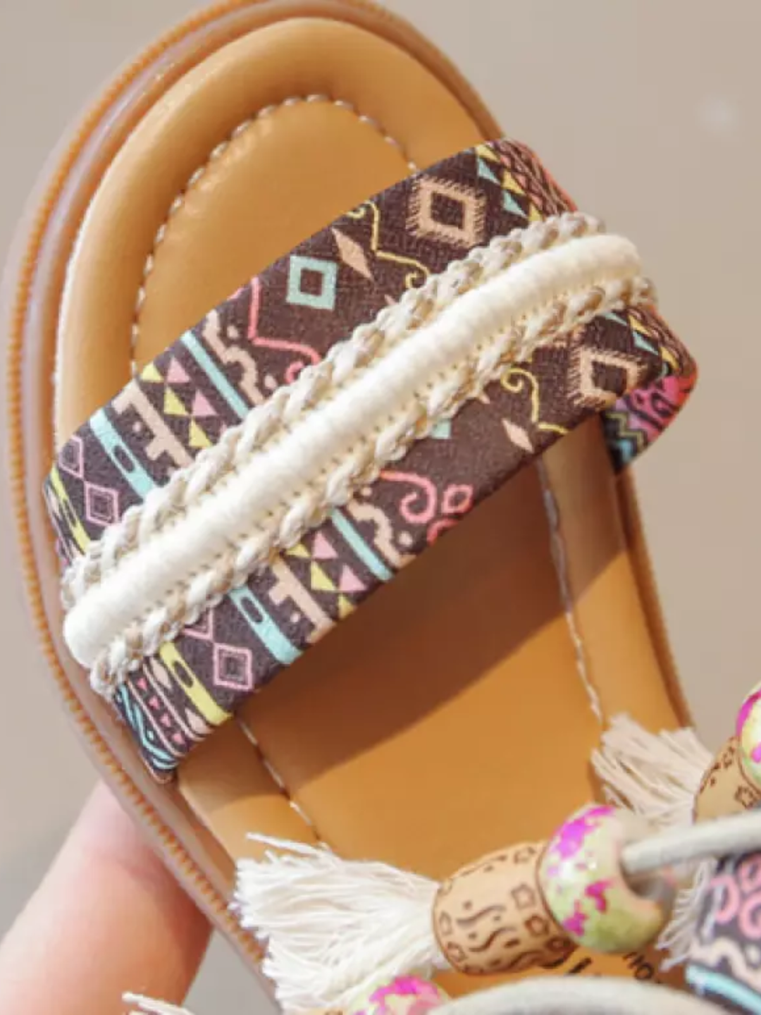 Boho Tassel Gladiator Sandals by Liv and Mia