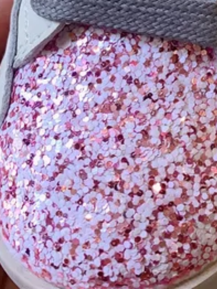 Dazzling Steps Pink Glitter Sneakers by Liv and Mia Mia Belle Girls