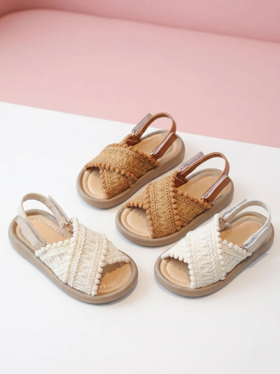Boho Chic Crochet Summer Sandals Mia Belle Girls