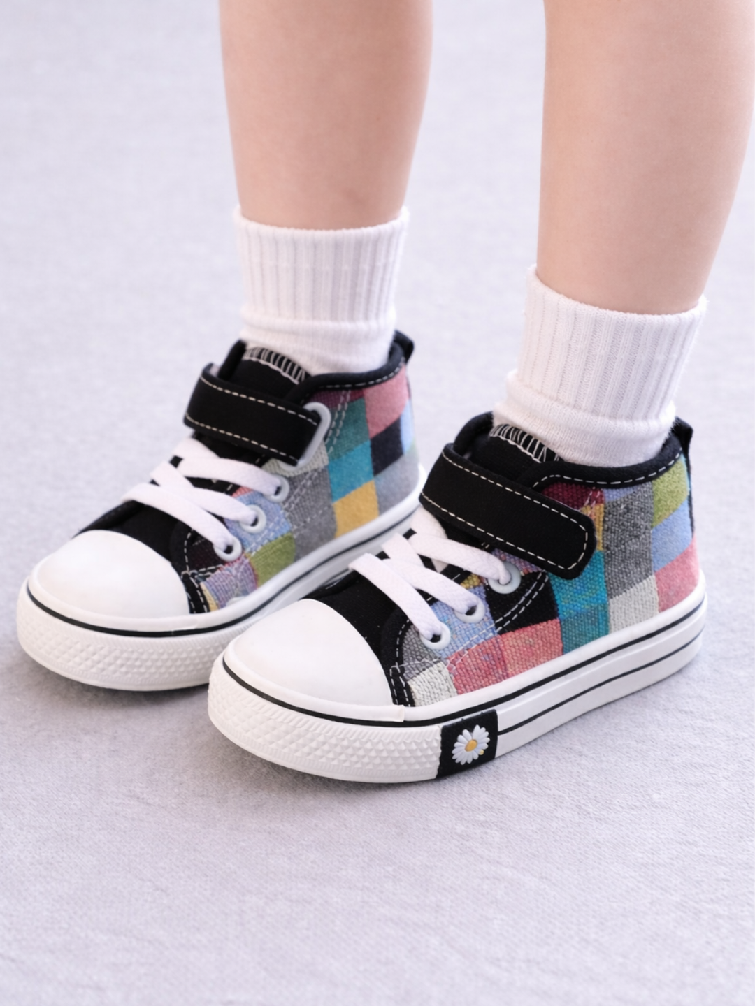 Color Blocks Canvas Sneakers by Liv and Mia Mia Belle Girls