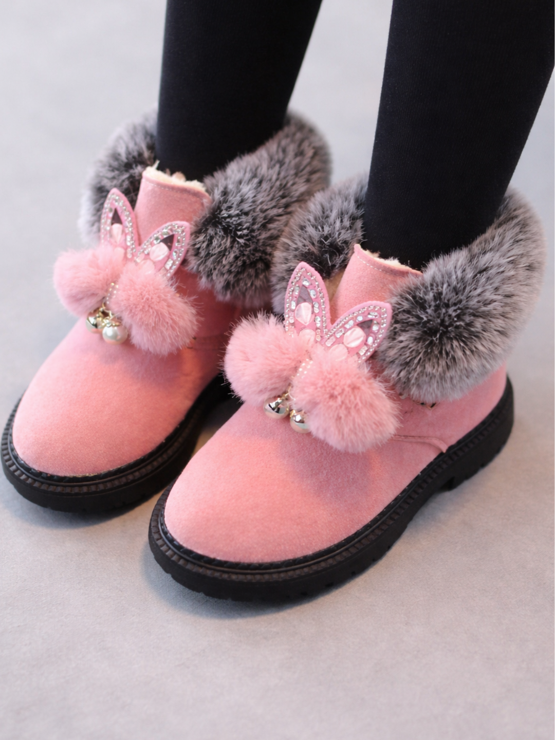Faux Fur Butterfly Boots by Liv and Mia Mia Belle Girls