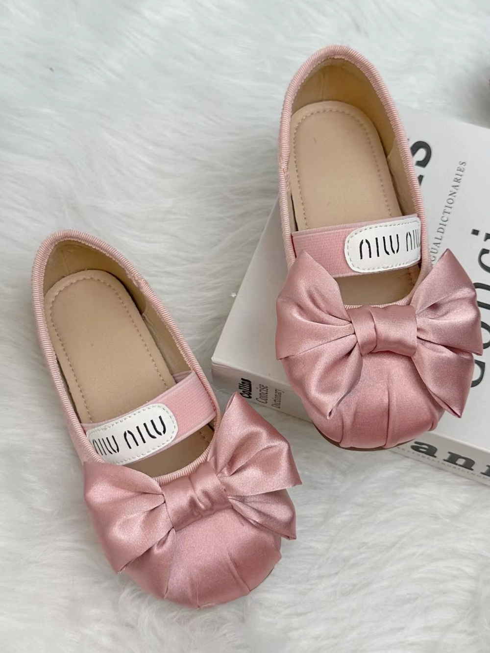 Girls Adorable and Elegant Bow-Tie Ballet Flats By Liv and Mia Mia Belle Girls