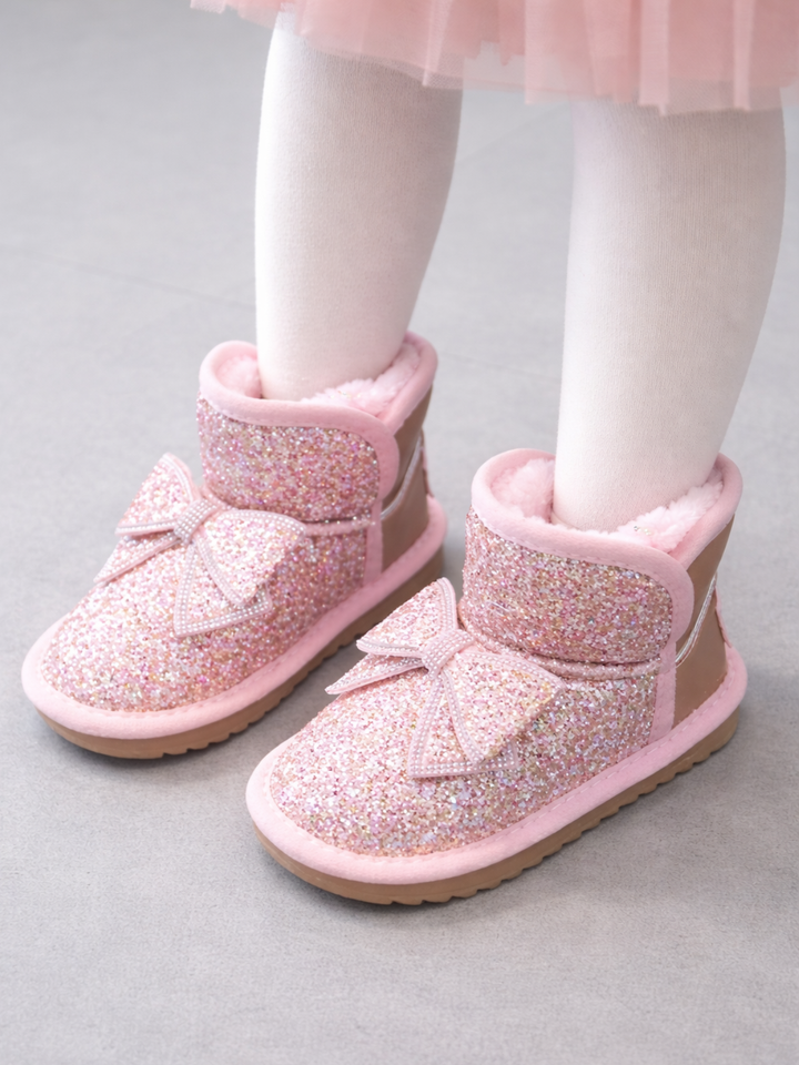 A Sparkly Story Glitter Snow Boots By Liv and Mia Mia Belle Girls