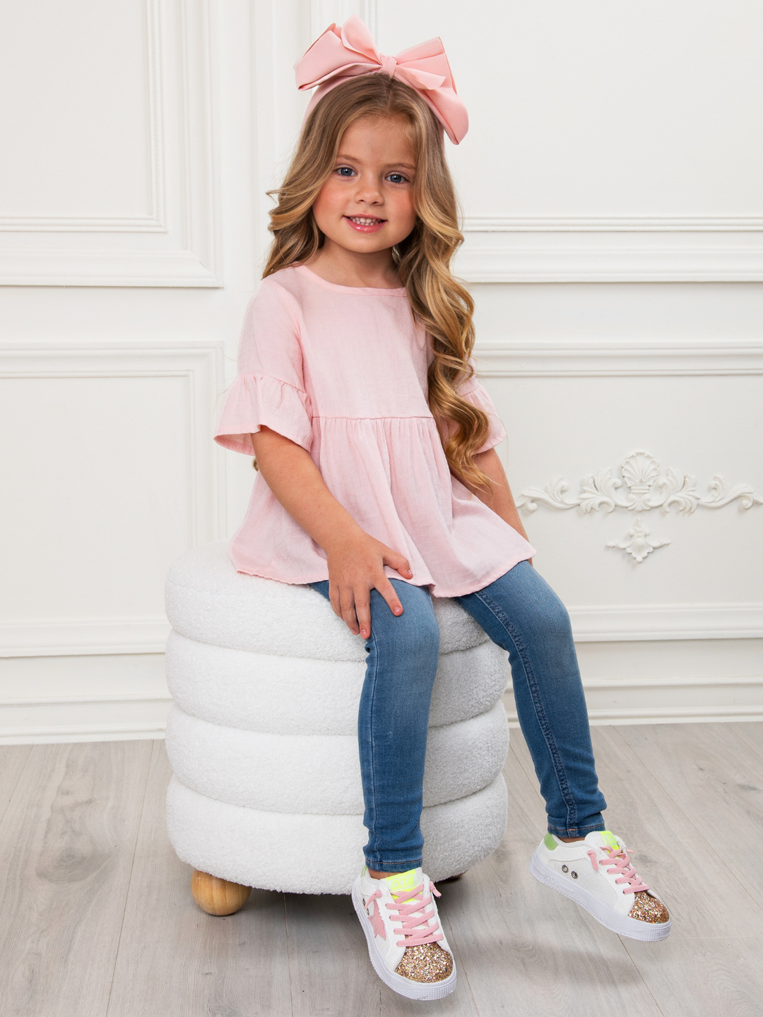 Breezy Peplum Ruffle Top