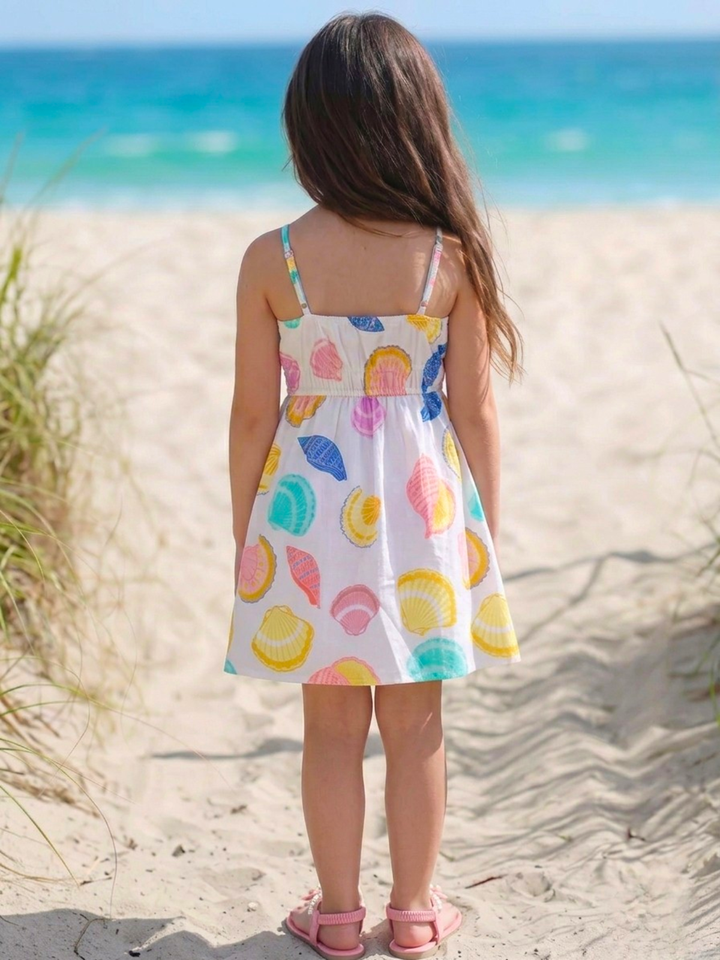Sunshine Shells Colorful Cotton Sundress Mia Belle Girls