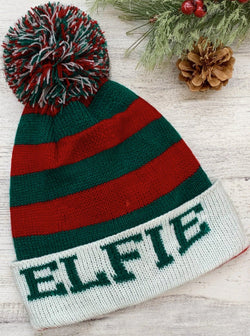 Girls Elfie Knit Bobble Hat