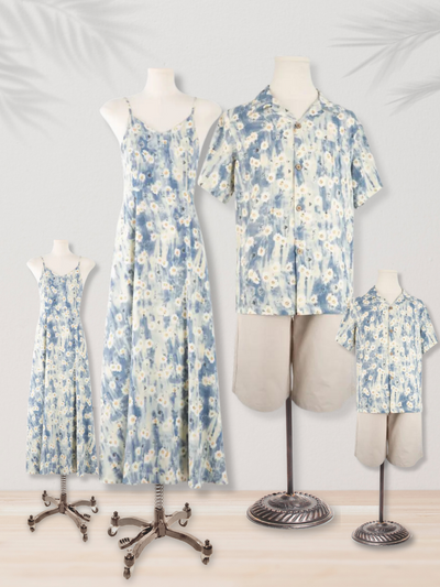 Mia Belle Girls Summer Floral Outfit | Family Matching Outfits