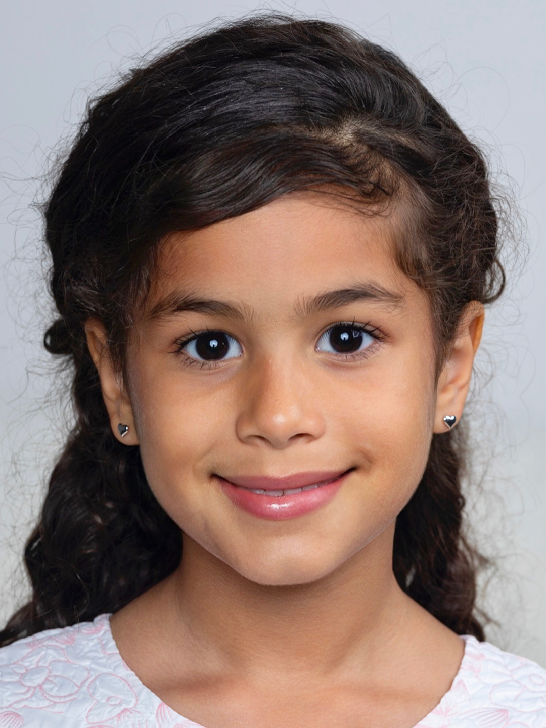 Sterling Silver Classic Heart Stud Earrings