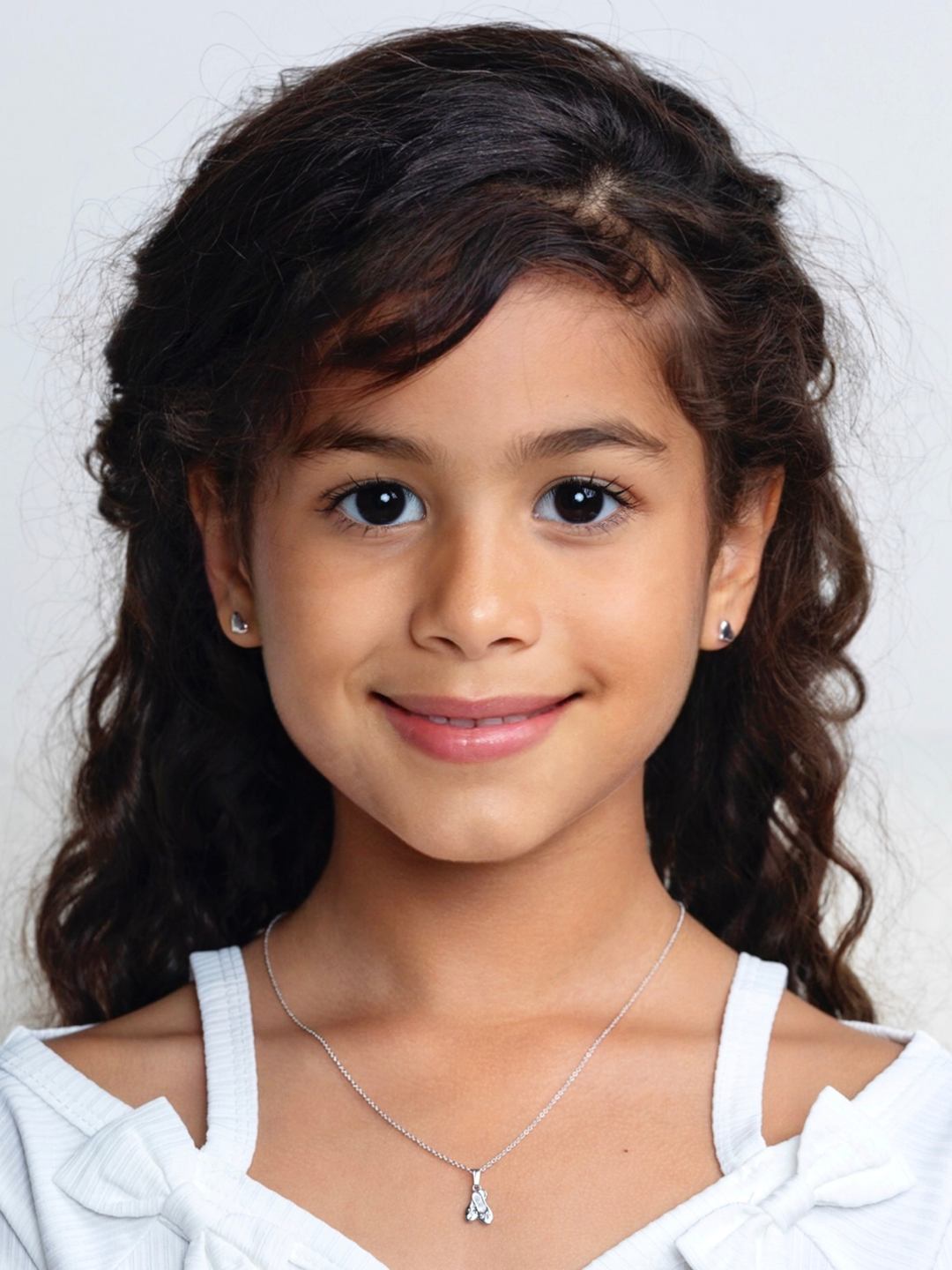 Sterling Silver Ballet Slippers Pendant Necklace