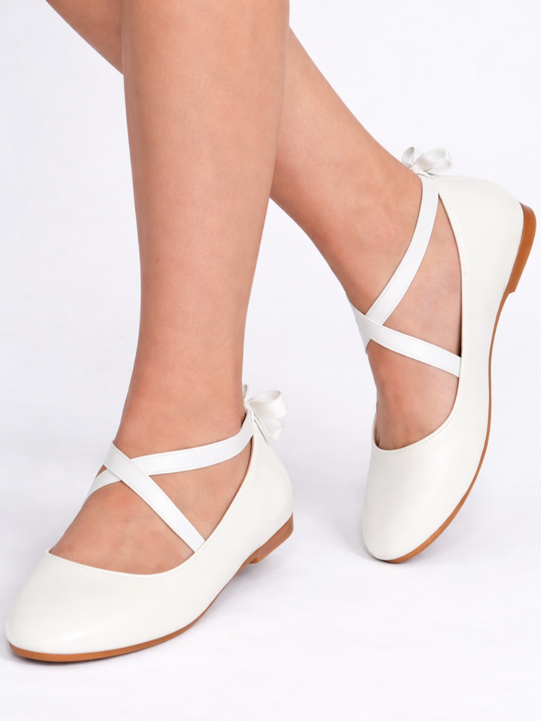 Pearly White Ballet Flat Mia Belle Girls