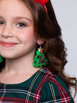 Jingle & Joy Christmas Tree Statement Earrings