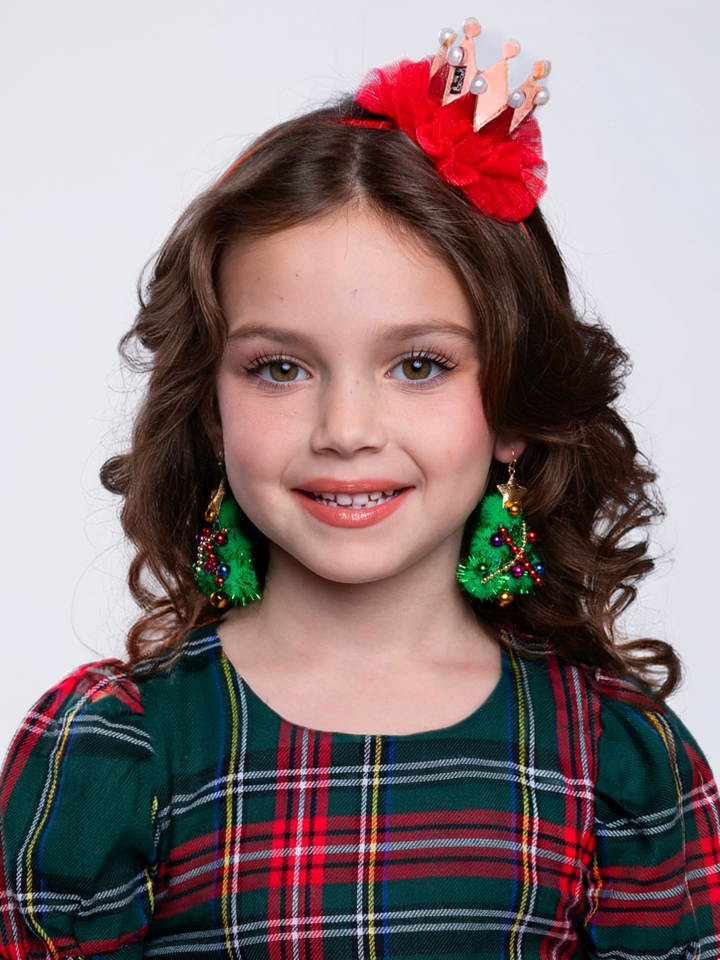 Jingle & Joy Christmas Tree Statement Earrings