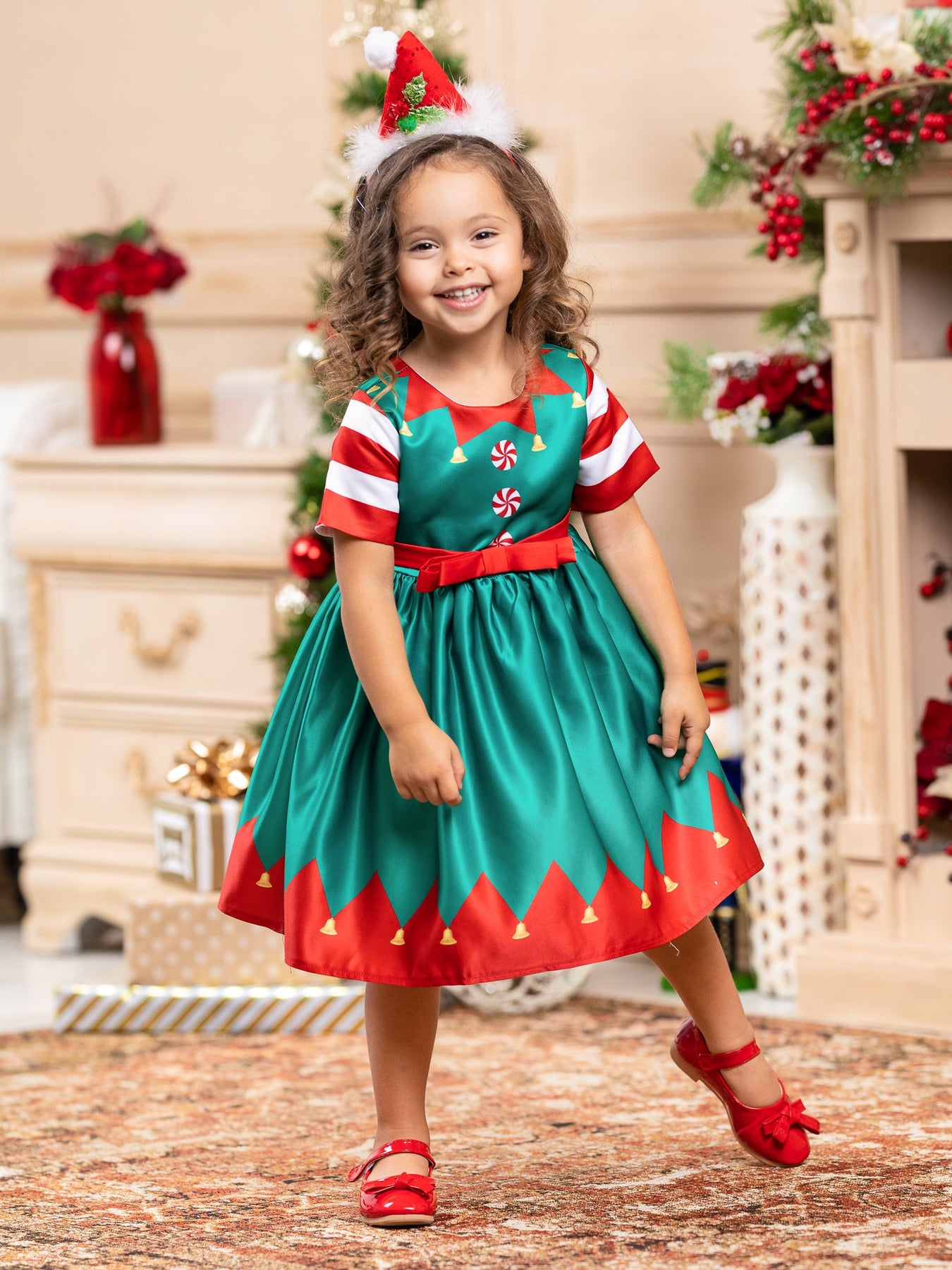 elf mini dress Festive Christmas Elf Costume Dress Mia Belle Girls elf mini dress Festive Christmas Elf Costume Dress Mia Belle Girls