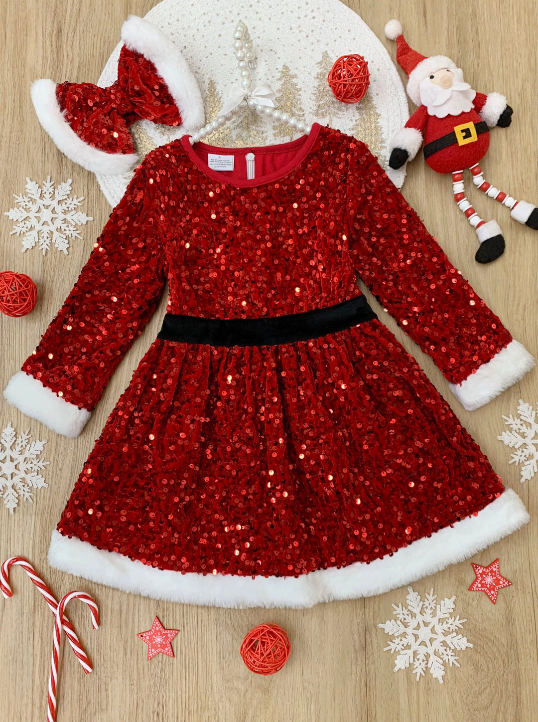Costume Christmas Dress For Tweens 6M-4T Toddler Kids Baby Girls