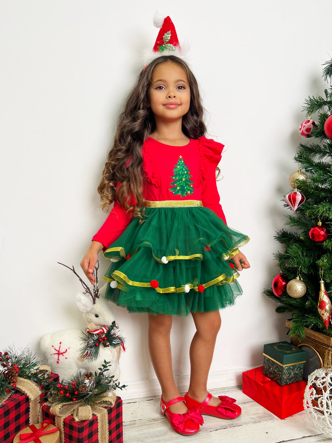 Holiday Cheers Christmas Tree Tutu Dress Holiday Cheers Christmas Tree Tutu Dress