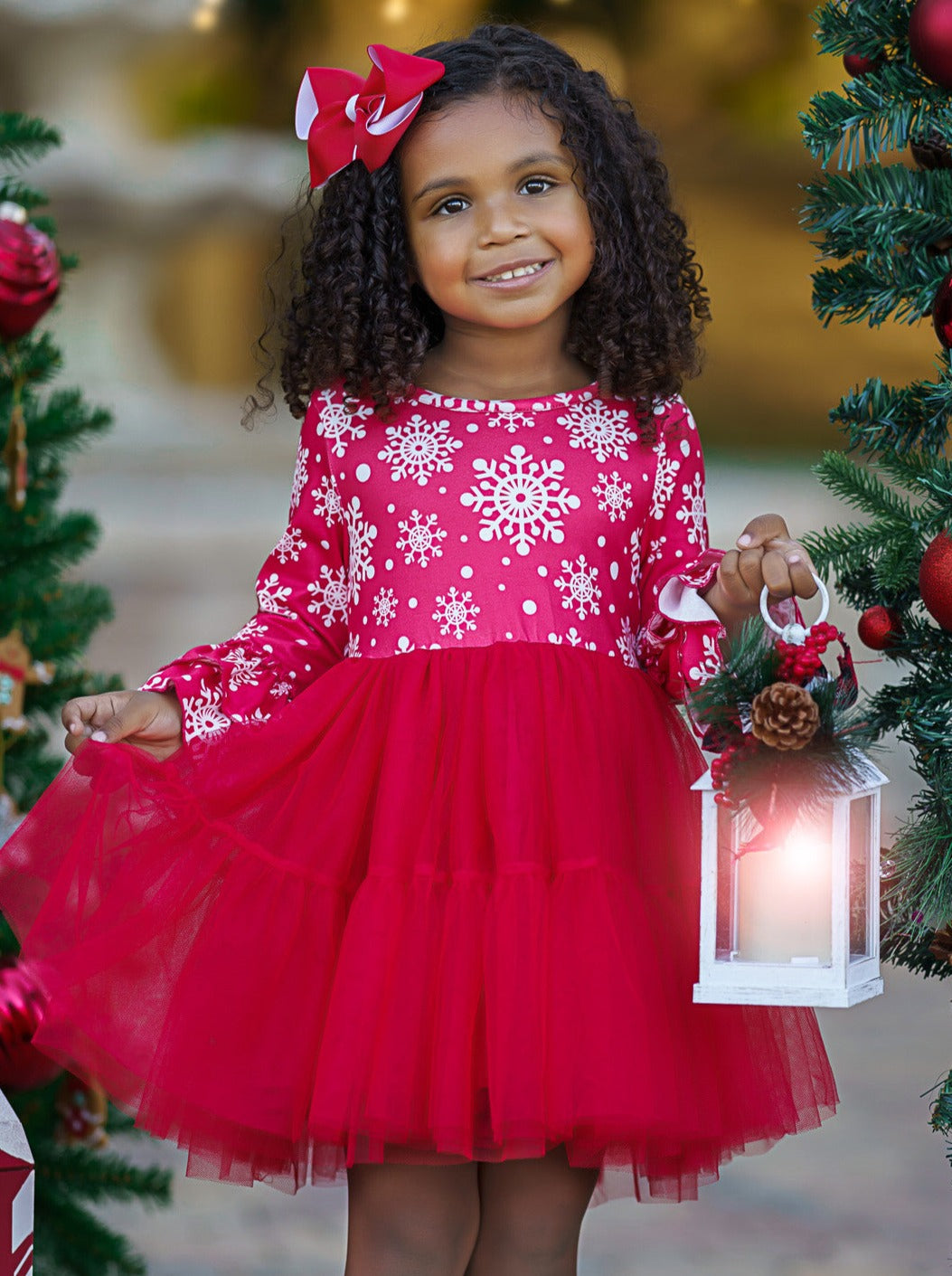 Twirls In Winter Snowflakes Tutu Dress – Mia Belle Girls