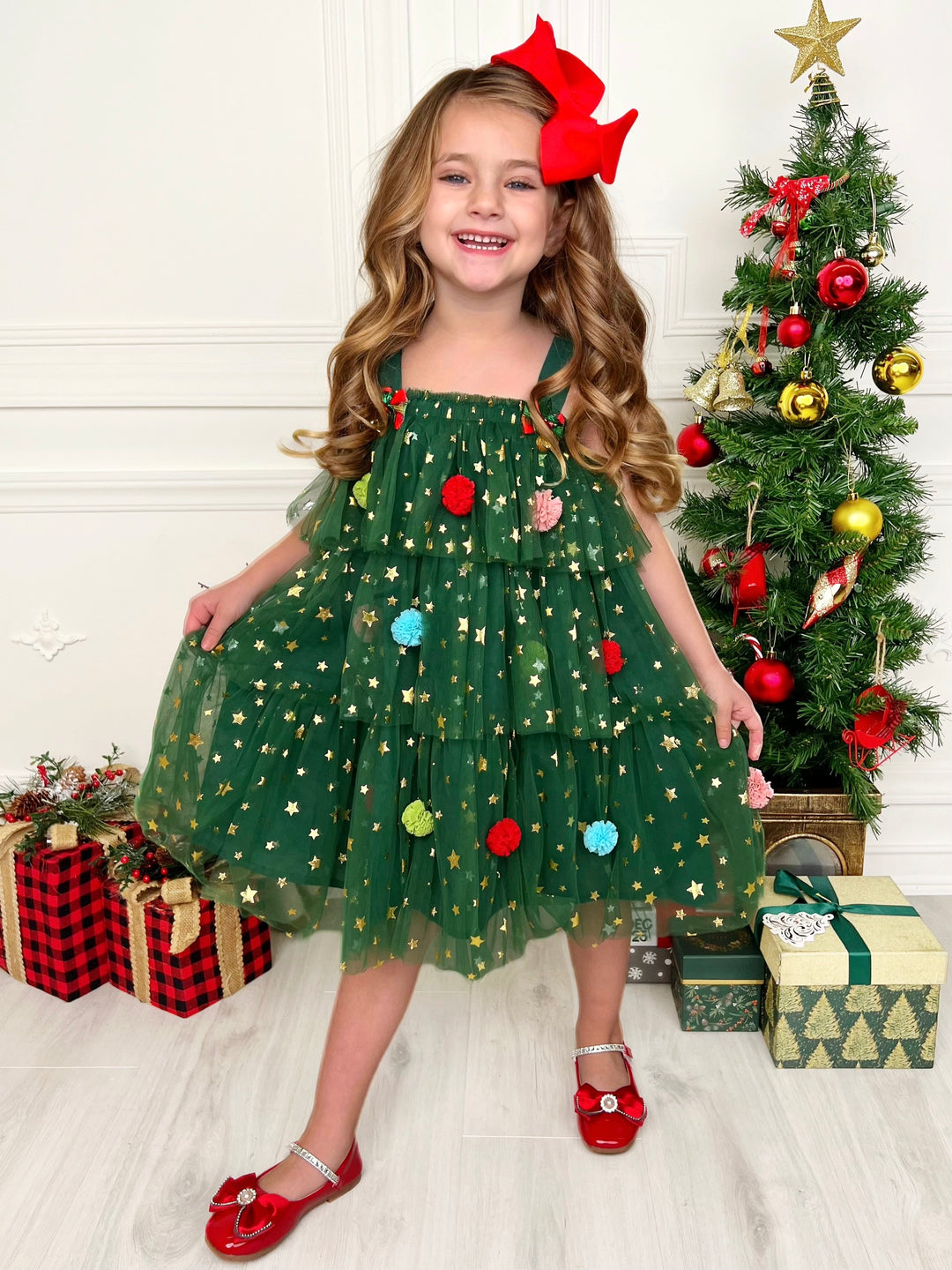 Christmas Ornament Starry Tulle Dress Christmas Ornament Starry Tulle Dress