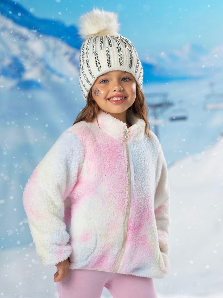 Frosted Unicorn Fleece Zip Jacket