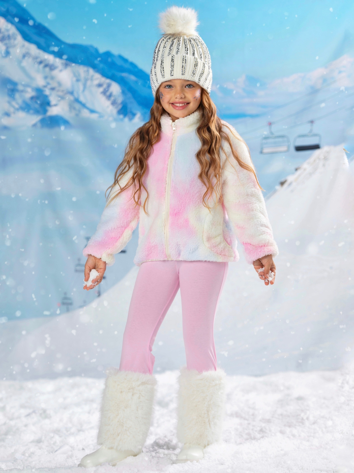 Frosted Unicorn Fleece Zip Jacket