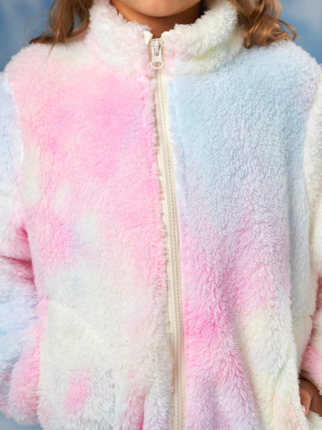 Frosted Unicorn Fleece Zip Jacket