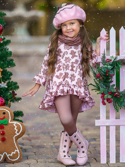 Mia Belle Girls Top, Leggings, & Scarf Set | Girls Winter Outfits