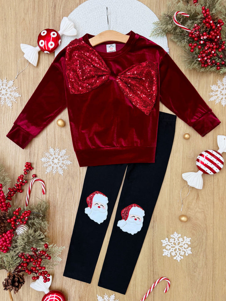 Merry Moments Velvet 4-Piece Outfit Gift Set