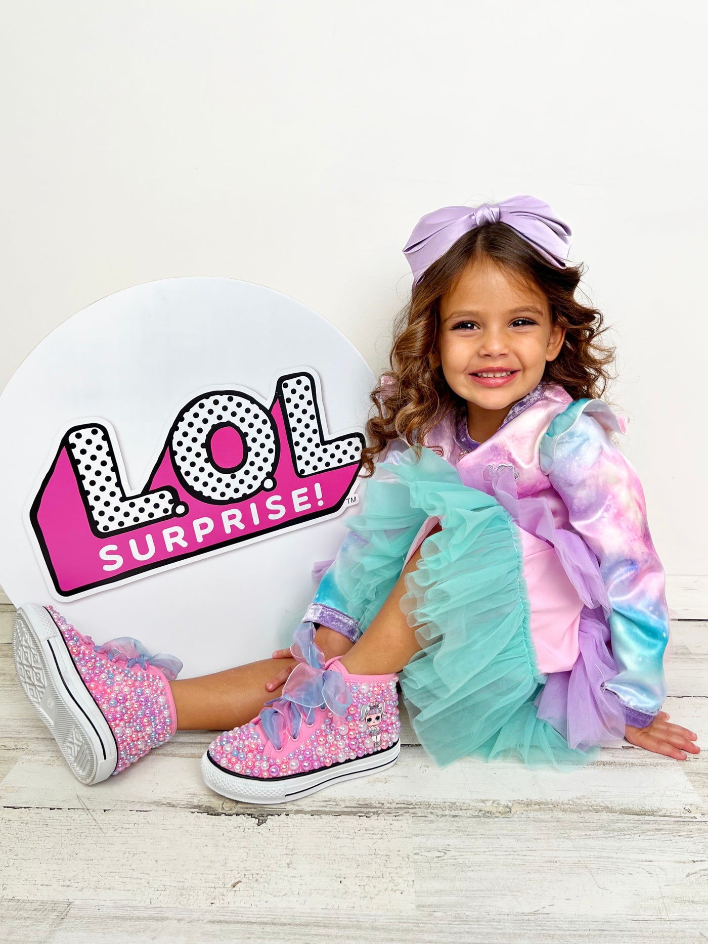 L.O.L. SURPRISE! x Mia Belle Girls Unicorn Tutu Skirt Set
