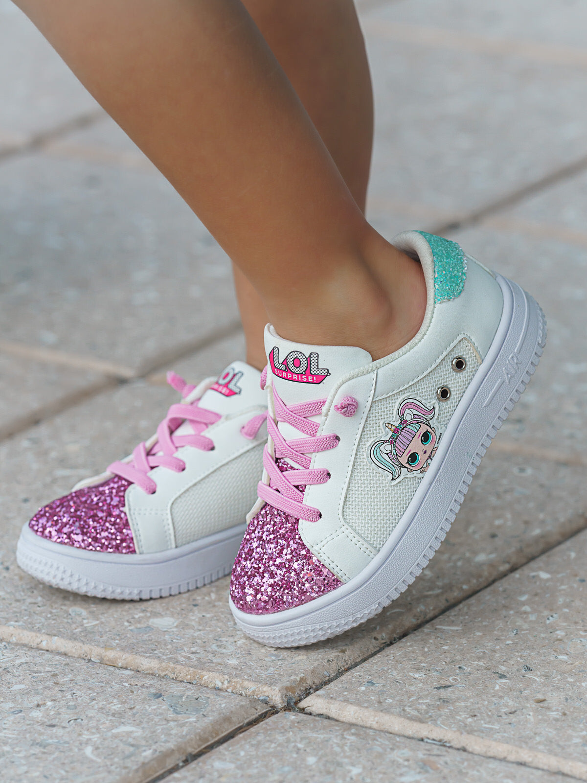 L.O.L. SURPRISE Unicorn Glitter Sneakers Little Girls Shoes Mia Belle Girls