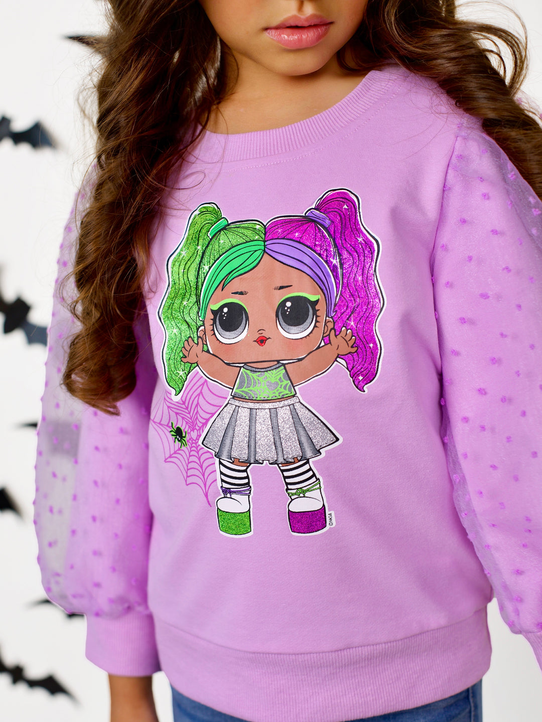 L.O.L. SURPRISE! Cheer Boo Tulle Sleeve Top – Mia Belle Girls