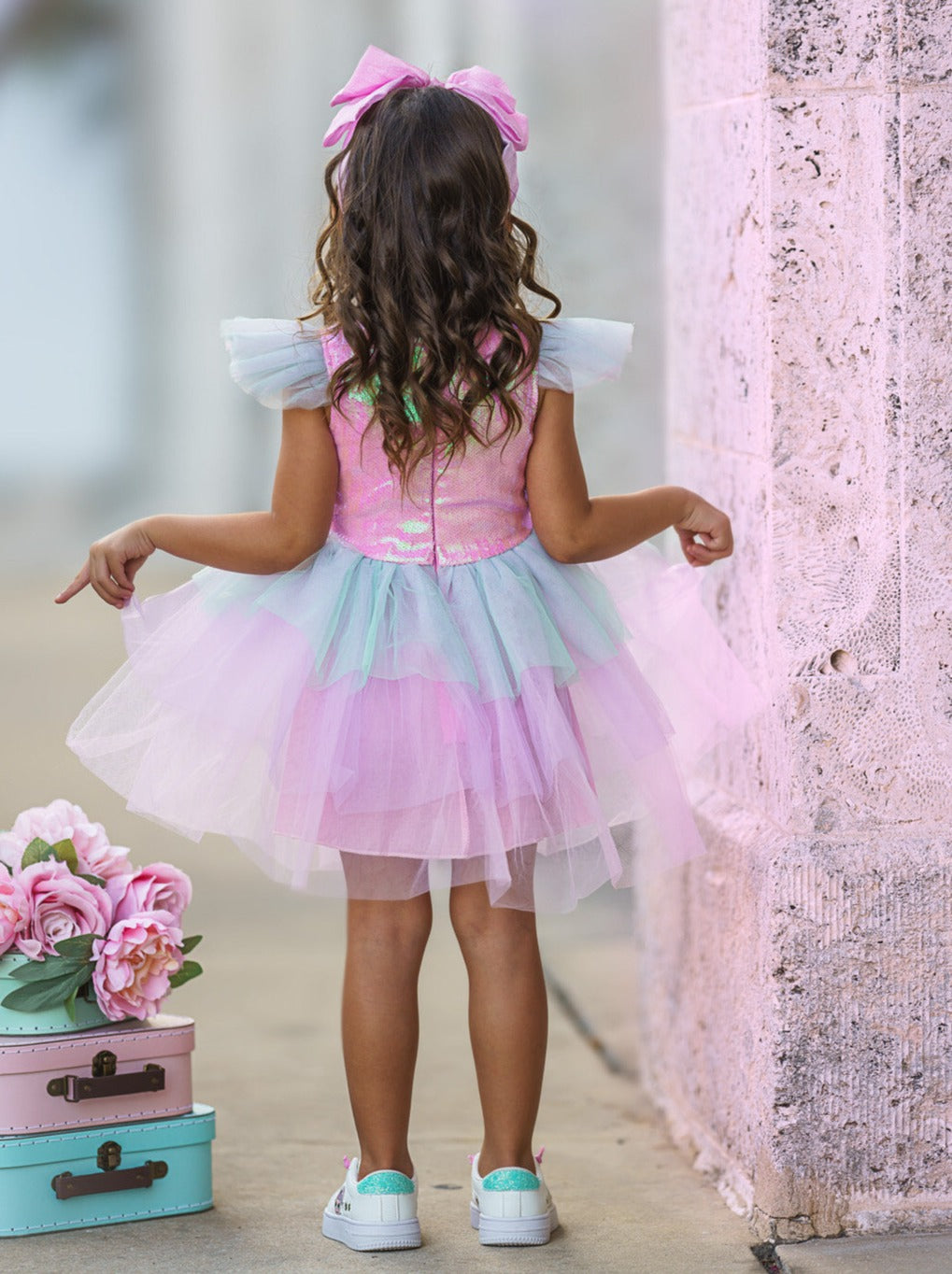 L.O.L. SURPRISE! x Mia Belle Girls Unicorn Sparkle Tutu Dress