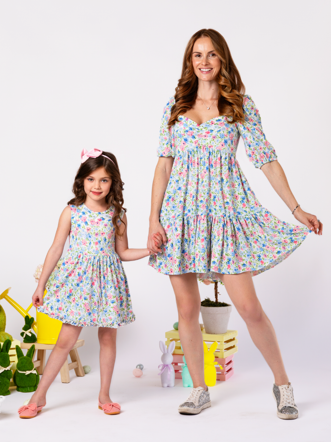 Mommy and Me Petal Grace Floral Easter Dress