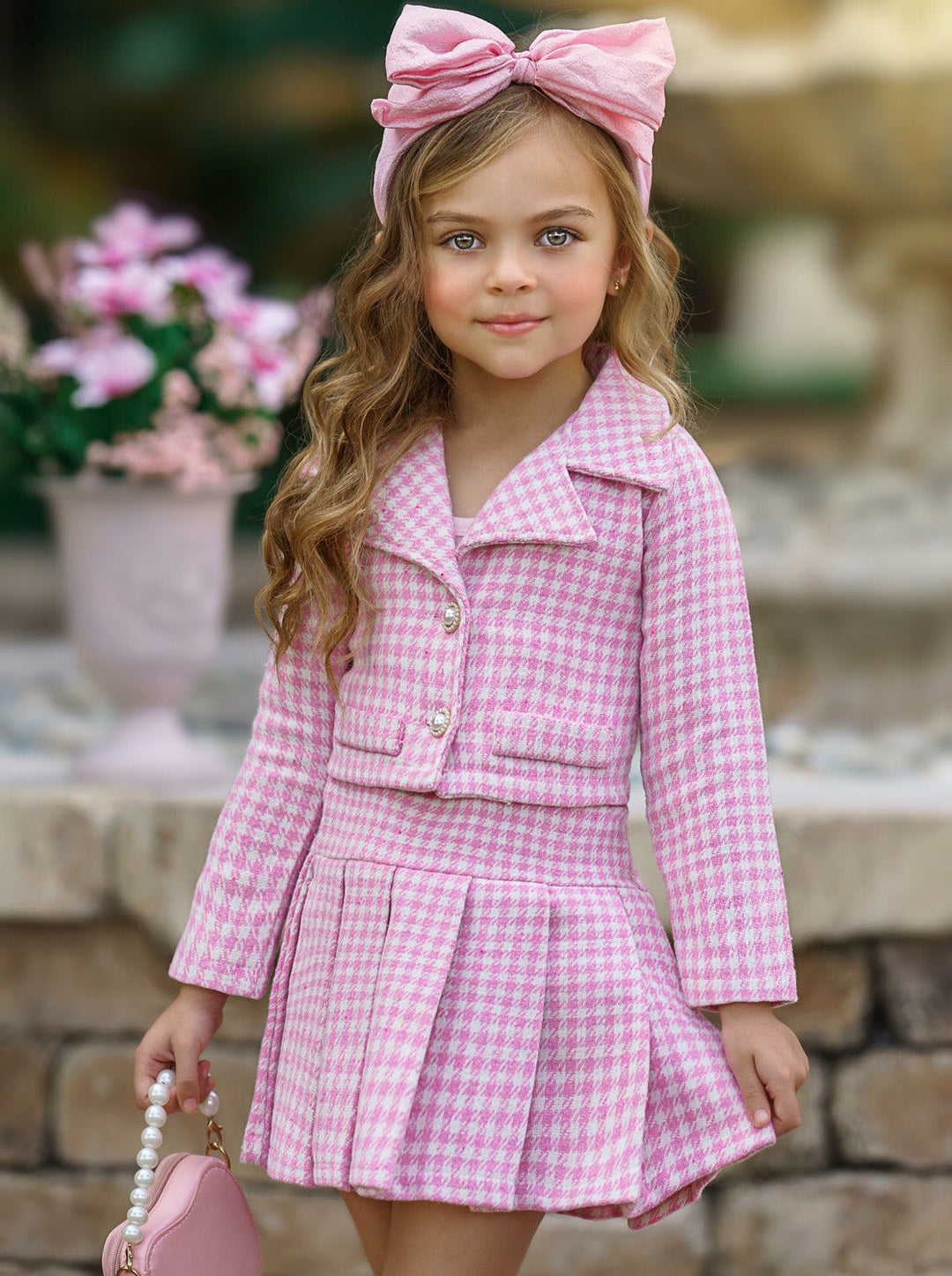 Milkshake Rainbow Skirt Child Baby Girl Gingham Skirt And Top Set