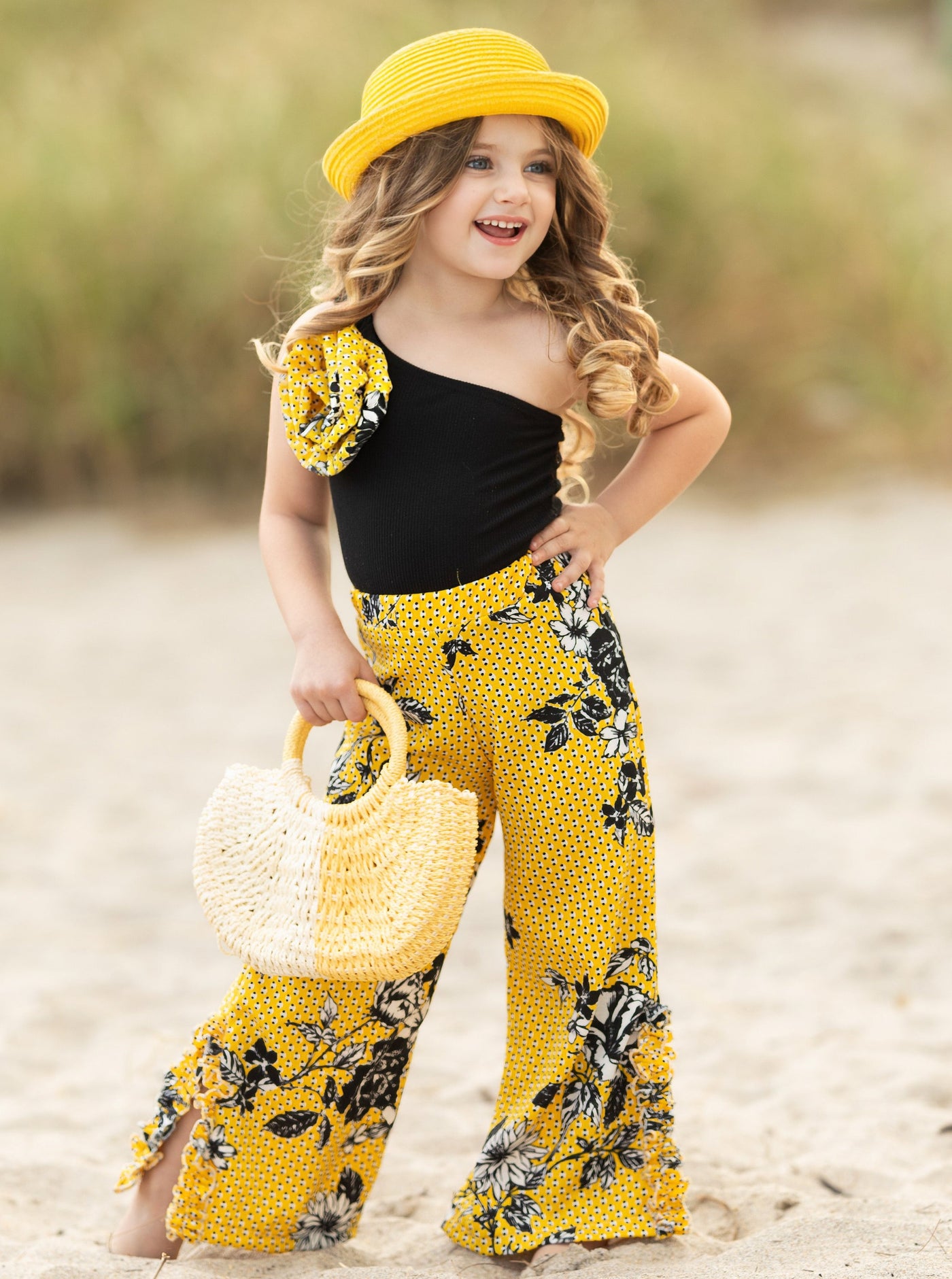 Linen palazzo trousers - Girls | MANGO OUTLET Tunisia