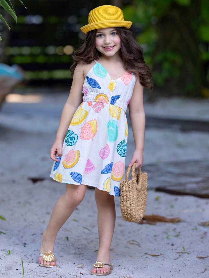 Sunshine Shells Colorful Cotton Sundress